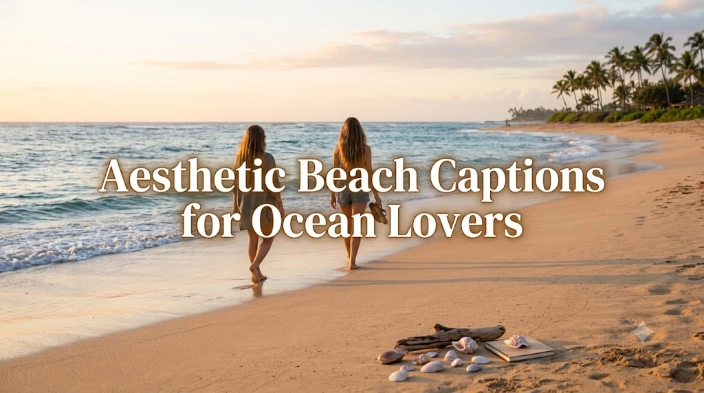 Aesthetic Beach Captions for Ocean Lovers