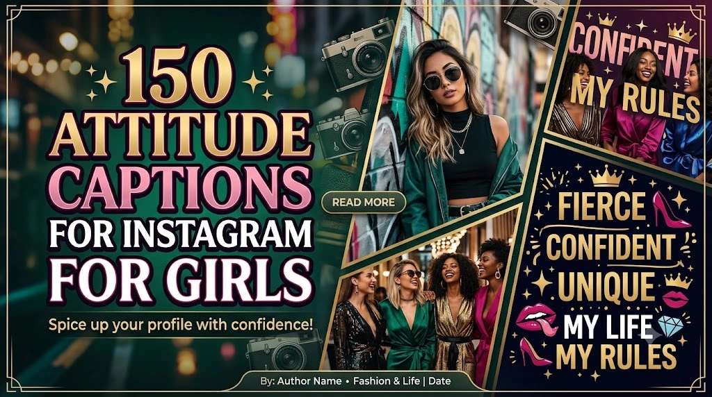 Attitude Captions for Instagram for Girls