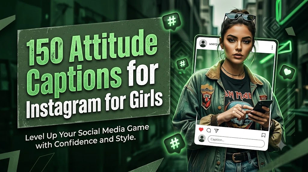 Attitude Captions for Instagram for Girls