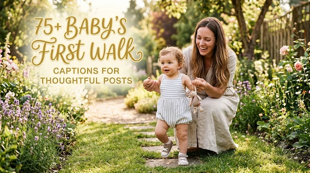 Baby First Walk Captions