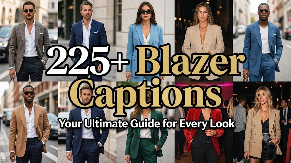 225+ Blazer Captions