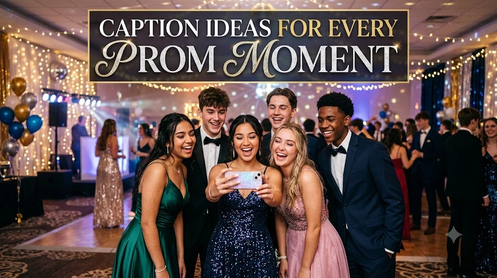 Caption Ideas for Every Prom Moment