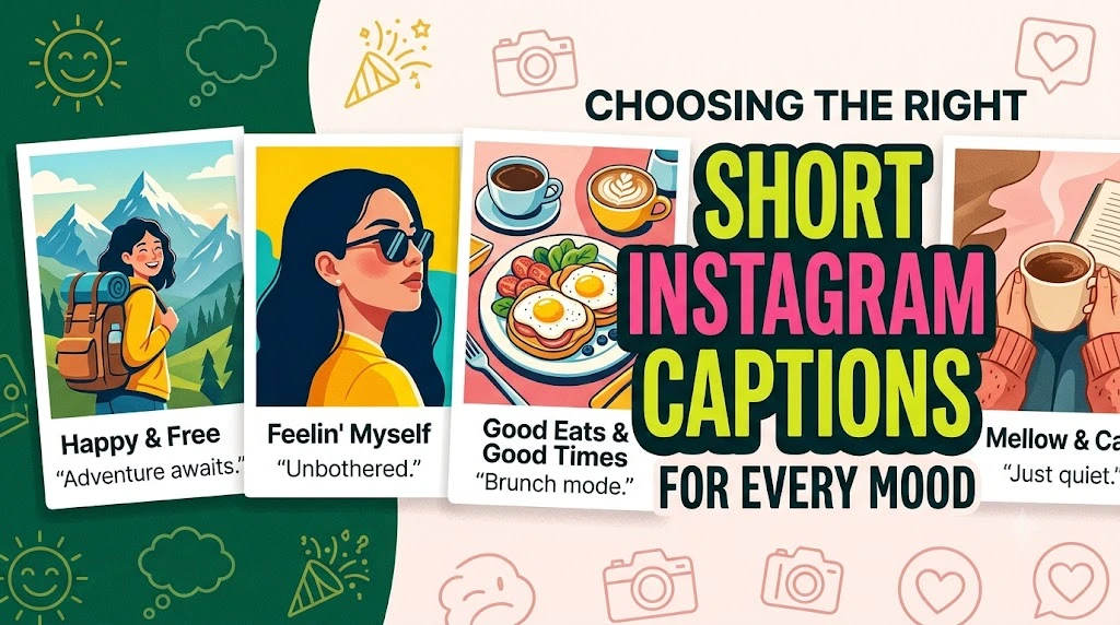 Choosing the Right Short Instagram Captions for Every Mood