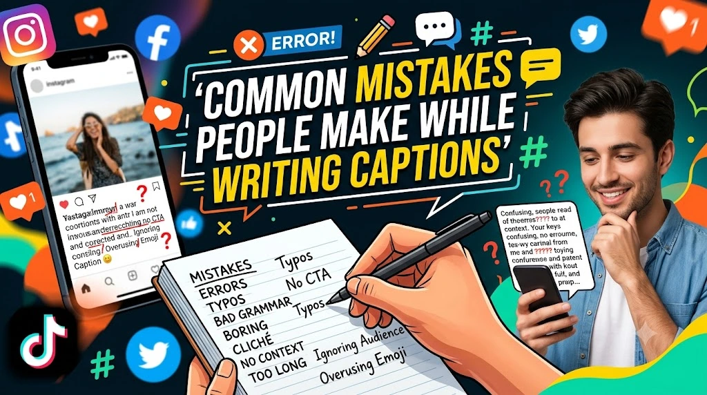 Common Mistakes People Make While Writing Captions
