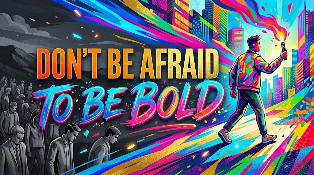 Don't Be Afraid to Be Bold
