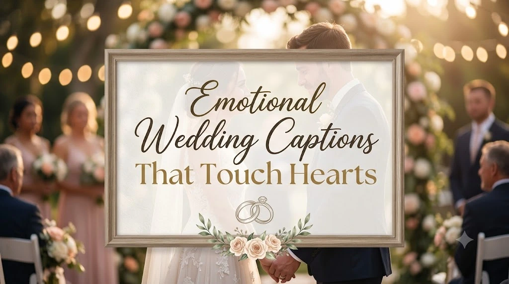 Emotional Wedding Captions That Touch Hearts