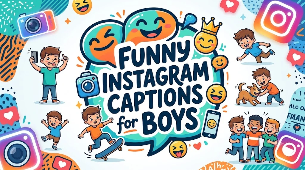 Funny Instagram Captions for Boys