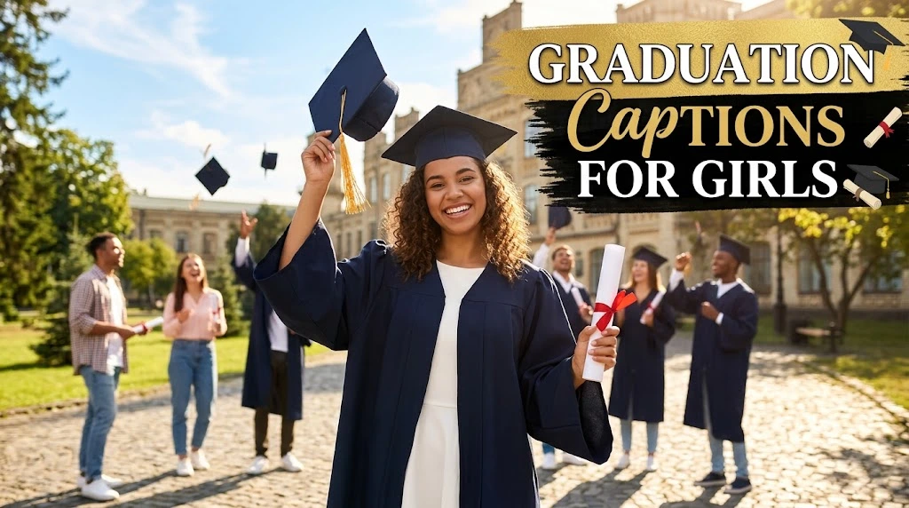 Graduation Captions for Girls