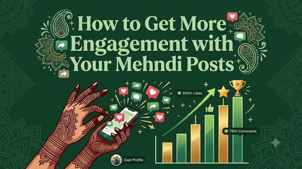 How to Get More Engagement with Your Mehndi Posts