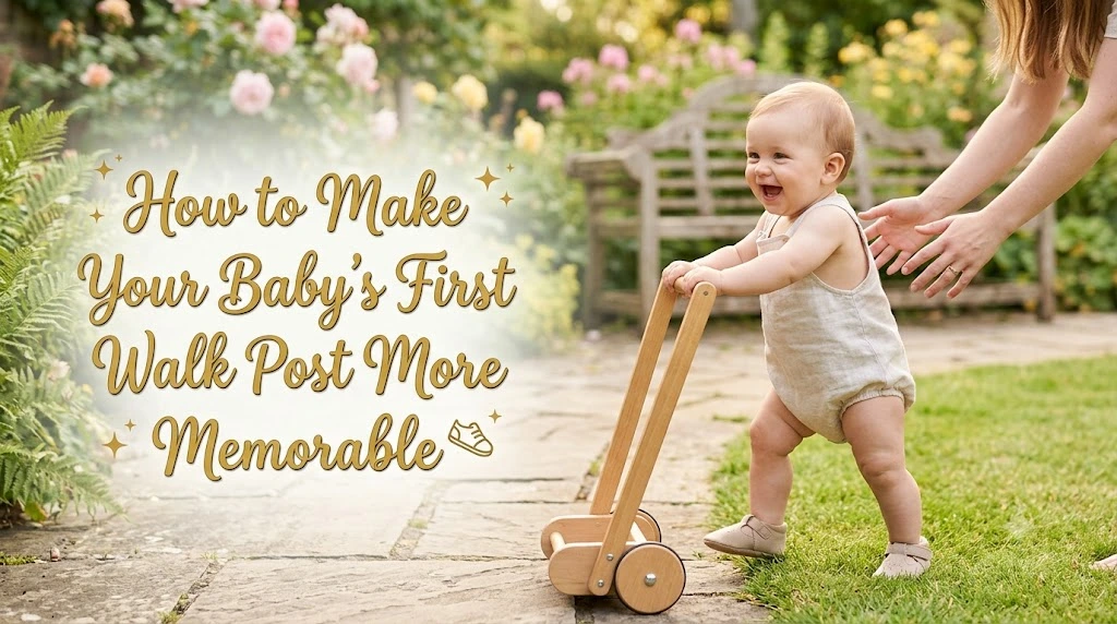 How to Make Your Baby's First Walk Post More Memorable