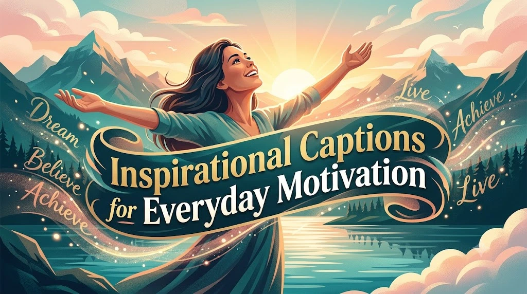 Inspirational Captions for Everyday Motivation