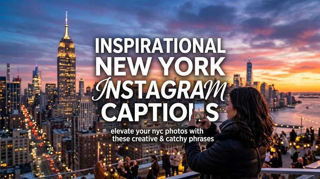 Inspirational new york instagram captions