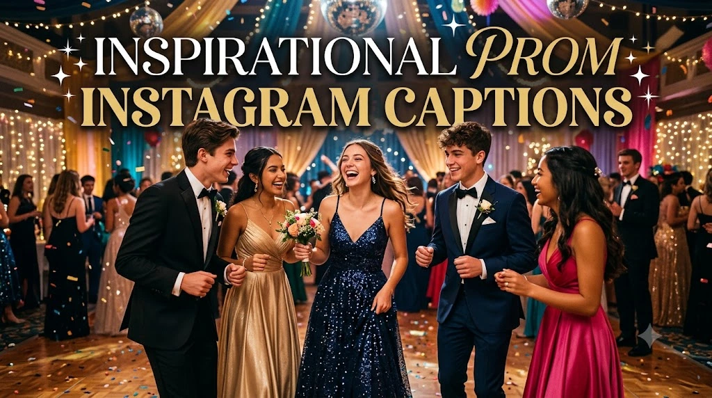 Inspirational Prom Instagram Captions