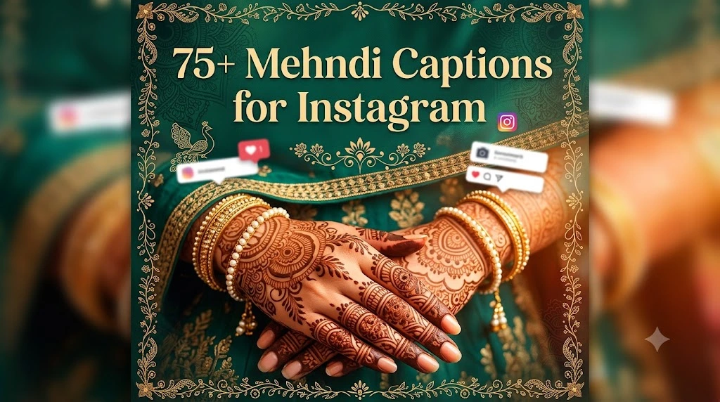 Mehndi Captions for Instagram