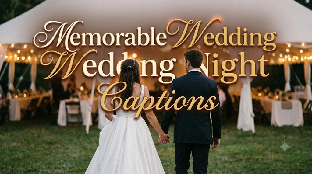 Memorable Wedding Night Captions