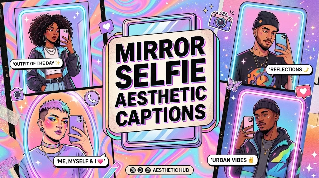 Mirror Selfie Aesthetic Captions