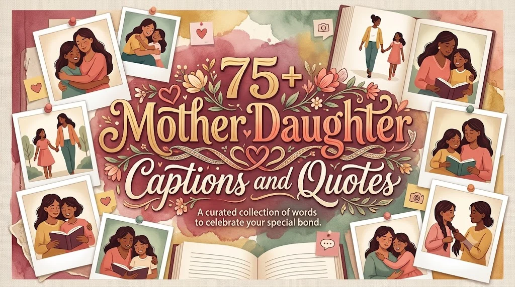 Mother Daughter Captions and Quotes