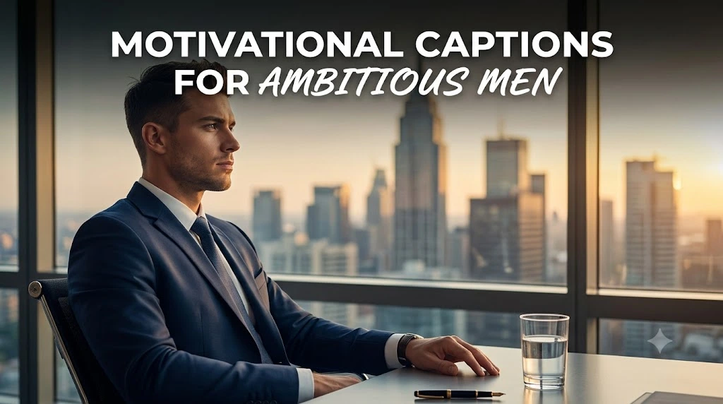 Motivational Captions for Ambitious Men