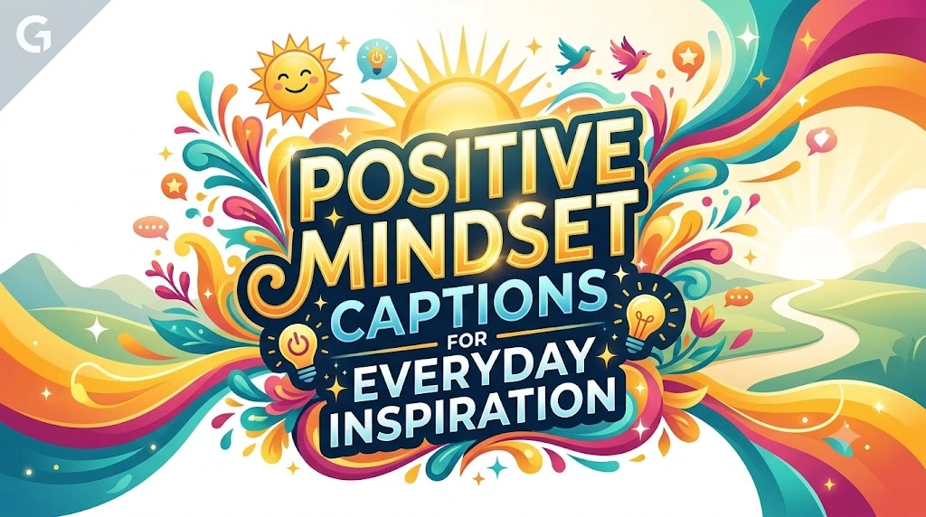 Positive mindset captions for everyday inspiration
