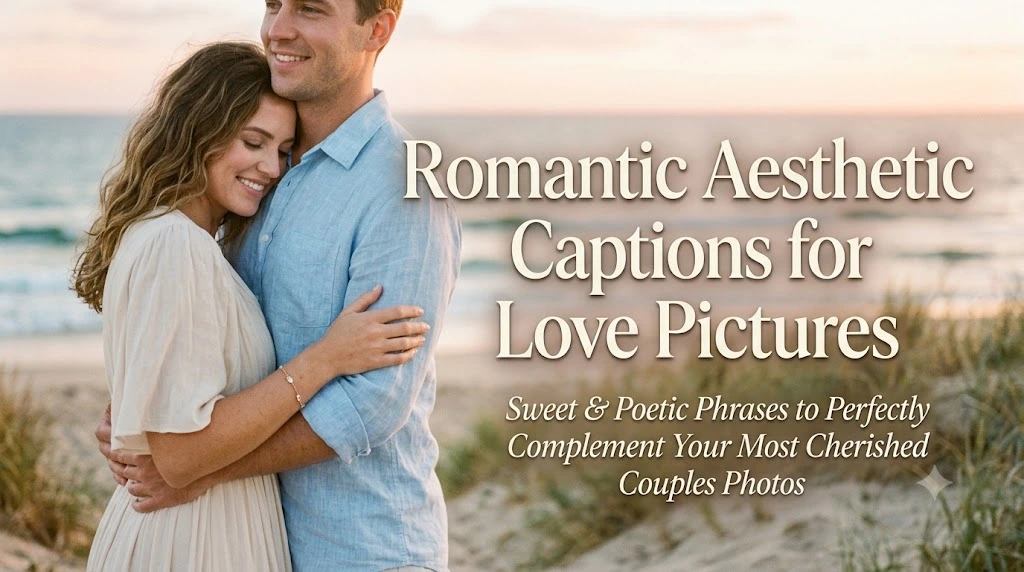 Romantic Aesthetic Captions for Love Pictures