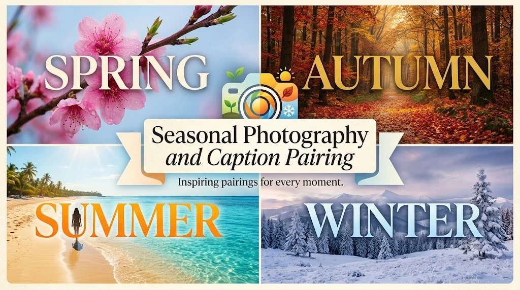 Seasonal Photography and Caption Pairing