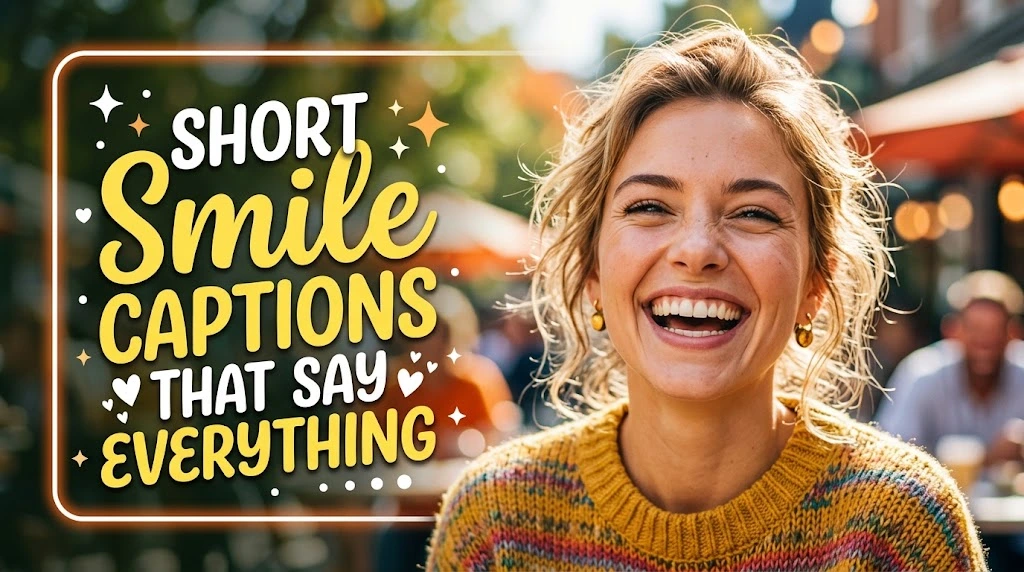 Short Smile Captions That Say Everything