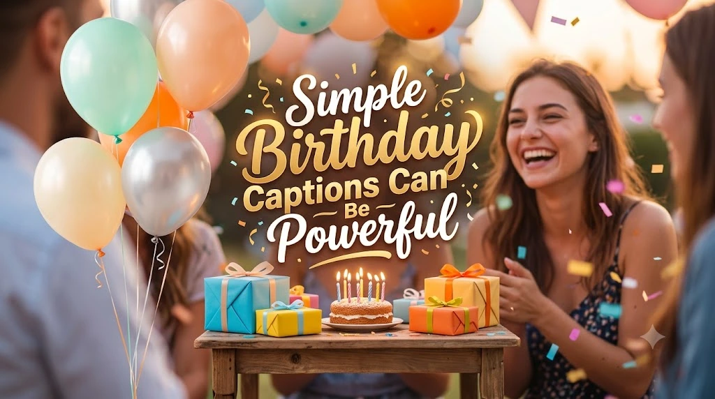 Simple Birthday Captions Can Be Powerful