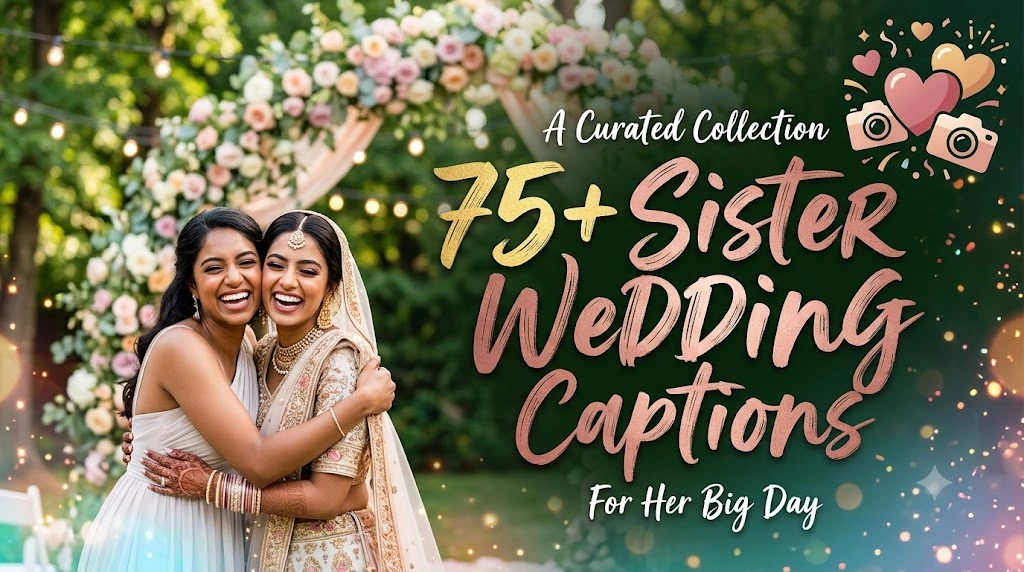Sister Wedding Captions