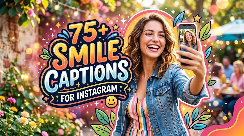 Smile Captions for Instagrams