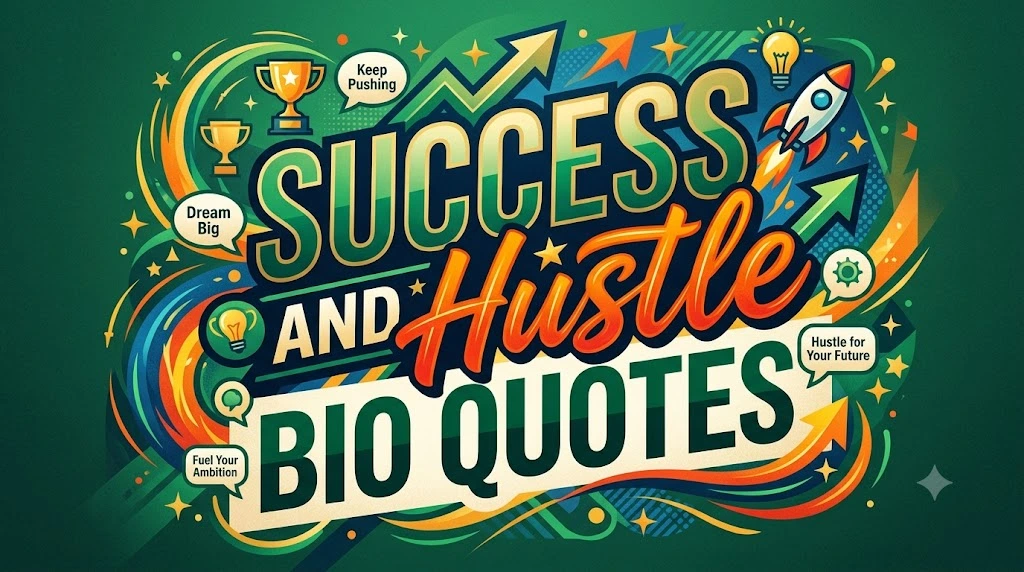 Success and Hustle Bio Quotes