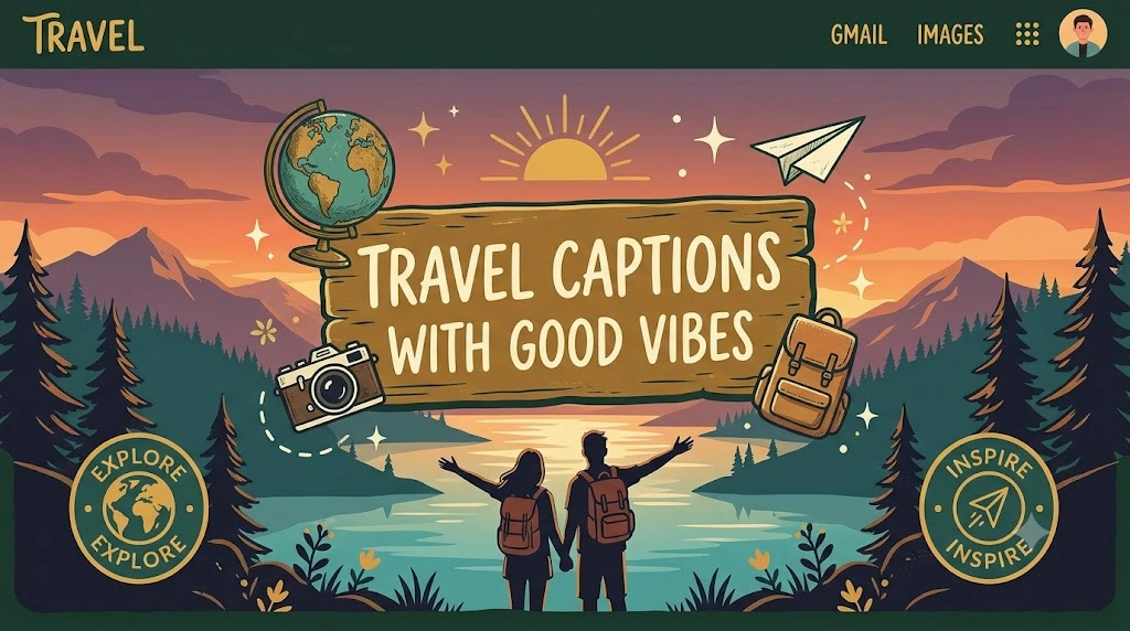 Travel Captions with Good Vibes