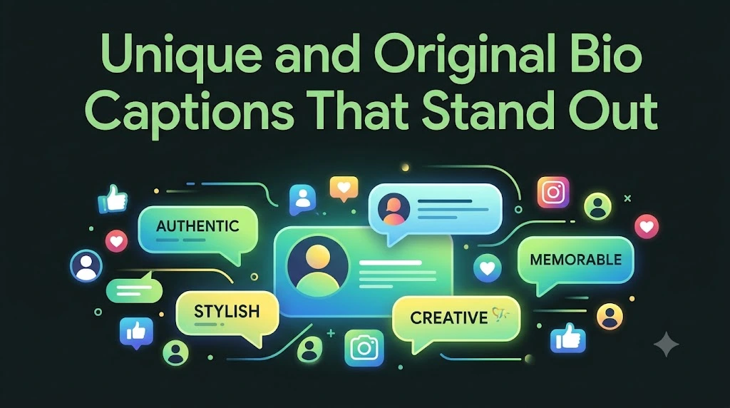 Unique and Original Bio Captions That Stand Out