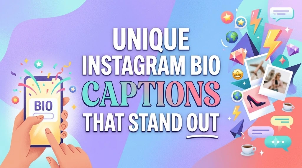 Unique Instagram Bio Captions That Stand Out