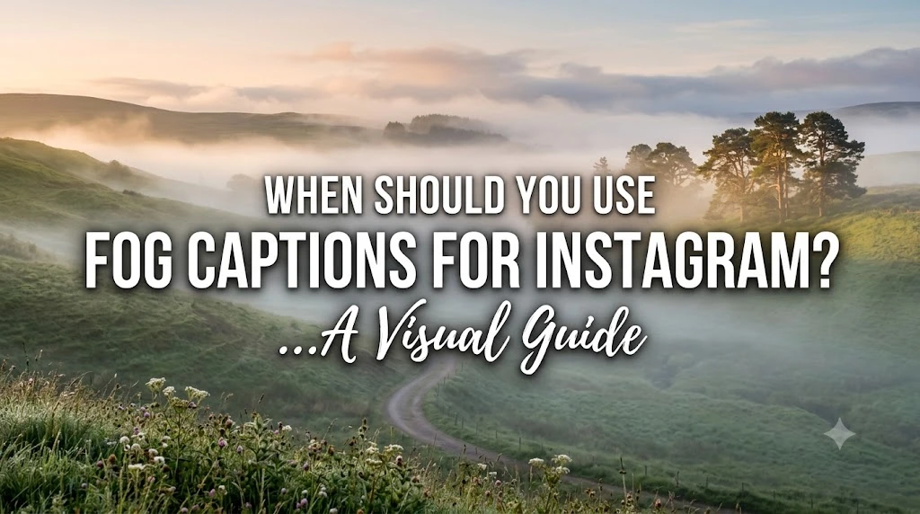 When Should You Use Fog Captions for Instagram?