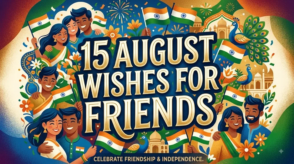 15 August Wishes for Friends
