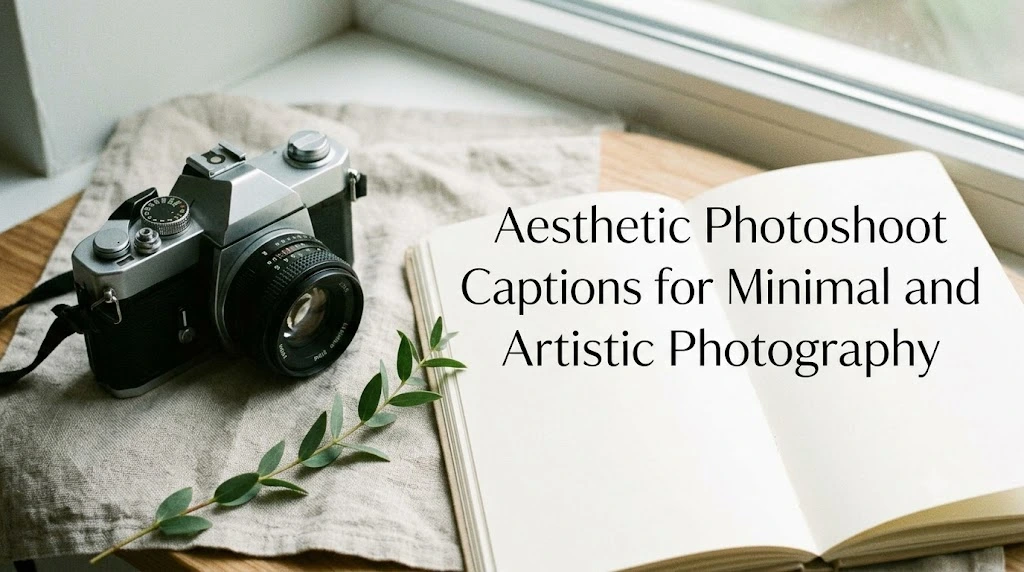 Aesthetic Photoshoot Captions for Minimal and Artistic Photography