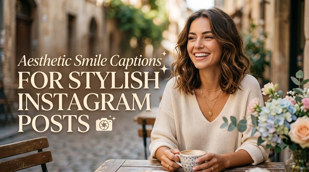 Aesthetic Smile Captions for Stylish Instagram Posts