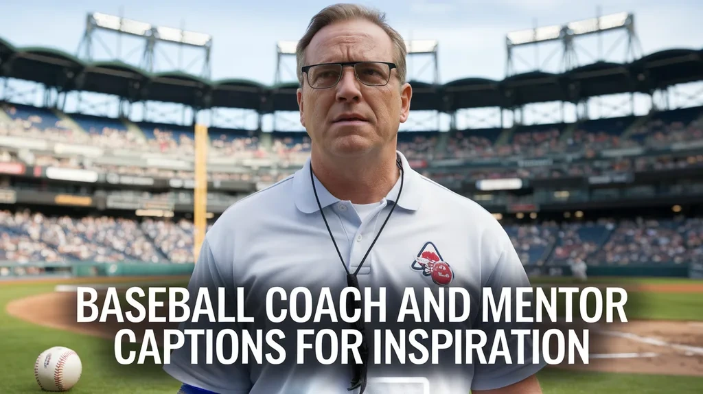 Baseball Coach and Mentor Captions for Inspiration