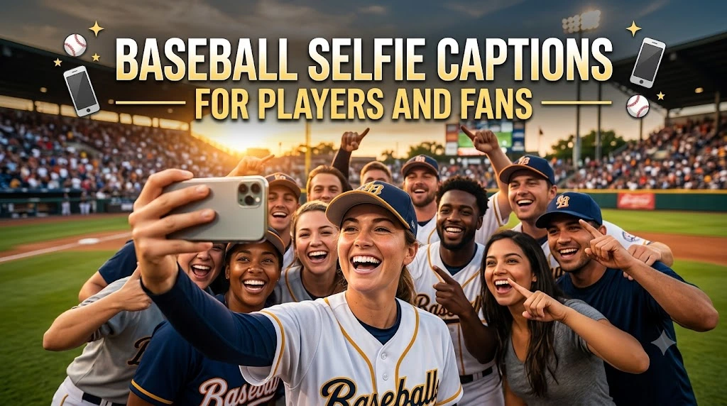 Baseball Selfie Captions for Players and Fans