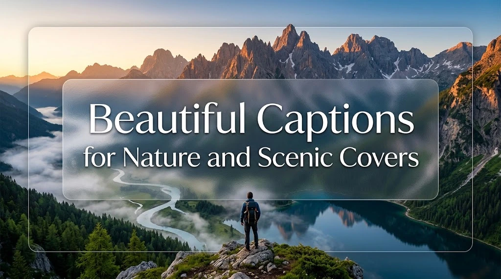 Beautiful Captions for Nature and Scenic Covers