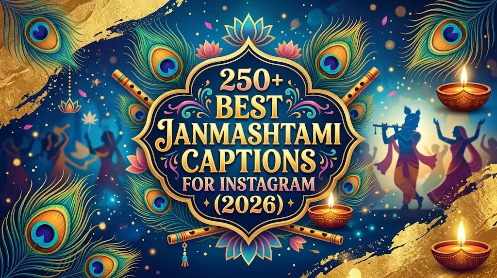 250+ Best Janmashtami Captions for Instagram (2026)