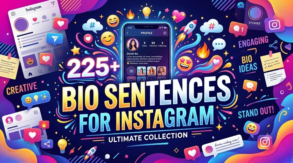 bio sentences for instagram