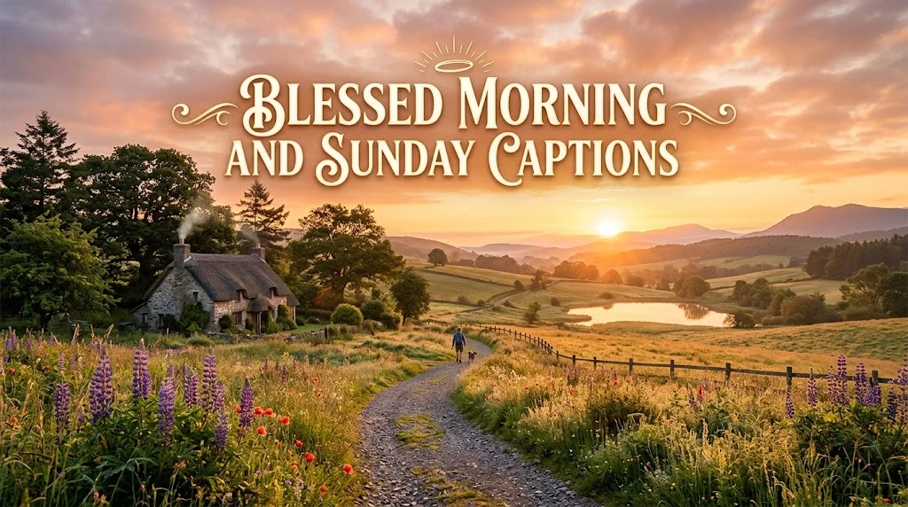 Blessed Morning and Sunday Captions