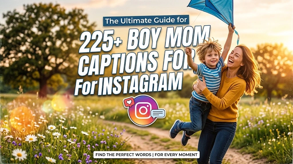 225+ boy mom captions for instagram
