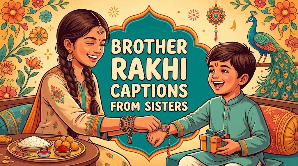 Brother Rakhi Captions From Sisters