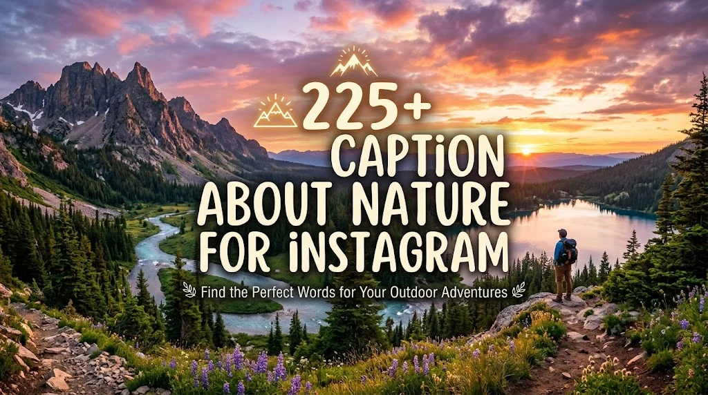 caption about nature for instagram
