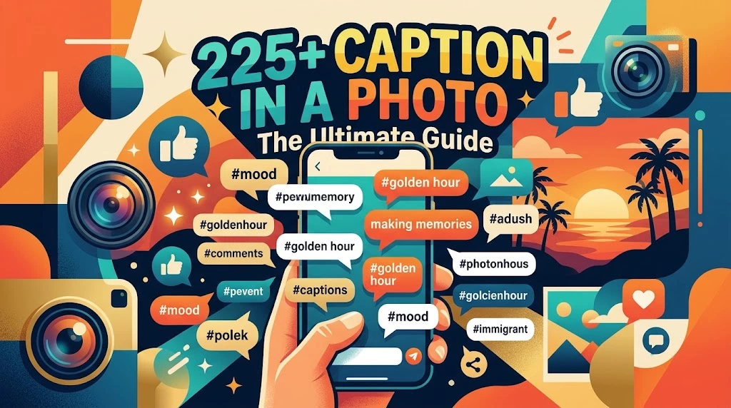 caption in a photo