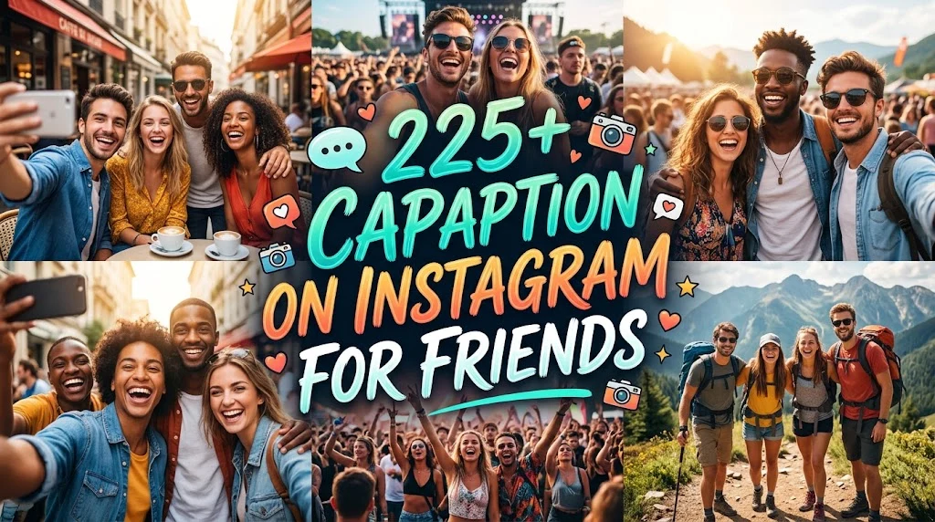 caption on instagram for friends