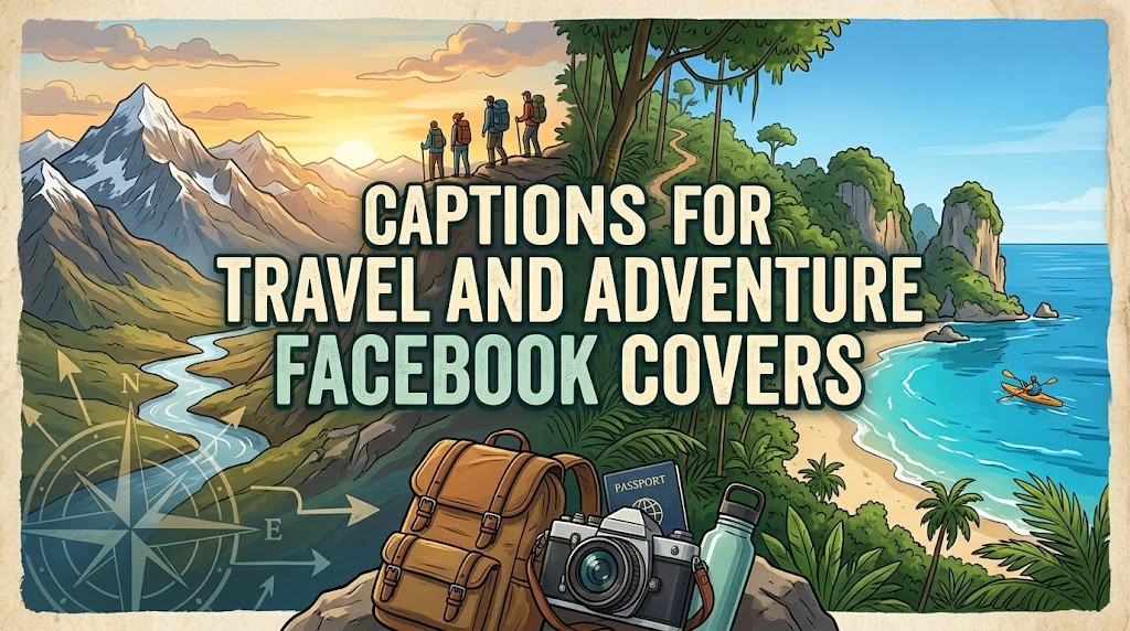 Captions for Travel and Adventure Facebook Covers