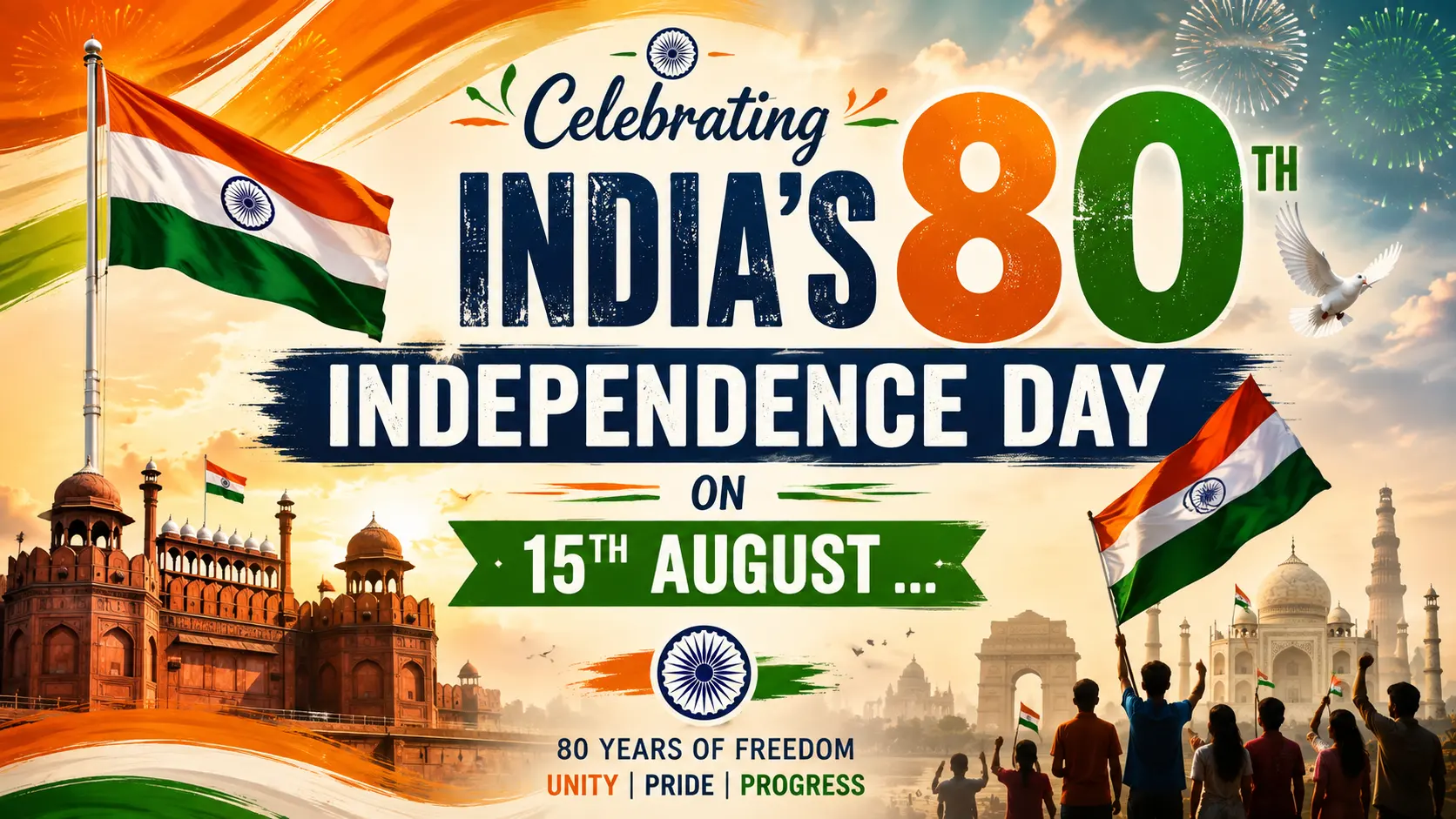 Celebrating India’s 80th Independence Day on 15th august …